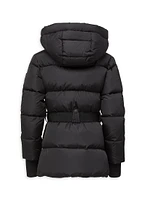 Little Girl's & Romy Faux Fur-Trimmed Puffer Jacket