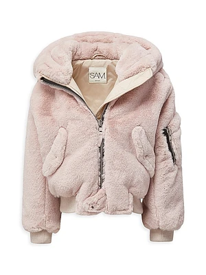 Little Girl's & Jenny Faux Fur Jacket