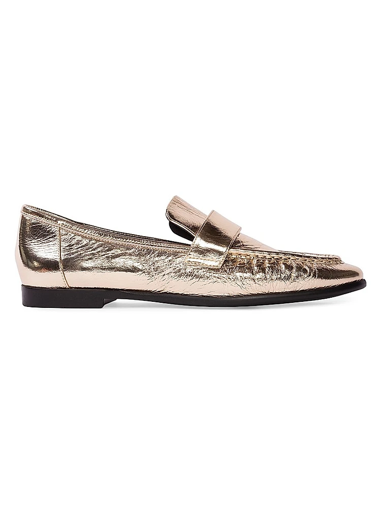 Arrow Metallic Loafers