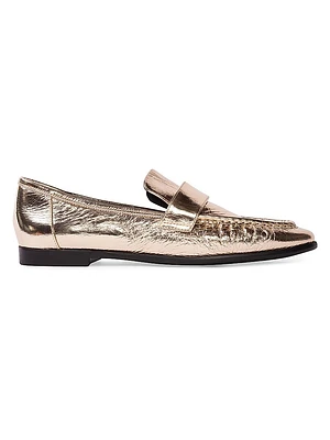Arrow Metallic Loafers