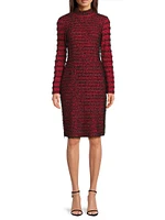 Knit Sheath Midi-Dress
