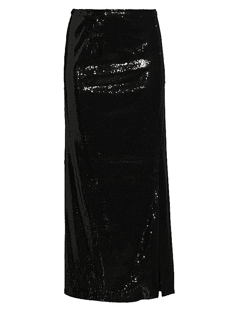 Sequined Maxi Skirt