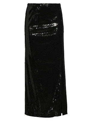 Sequined Maxi Skirt