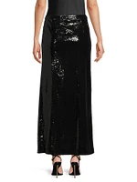 Sequined Maxi Skirt