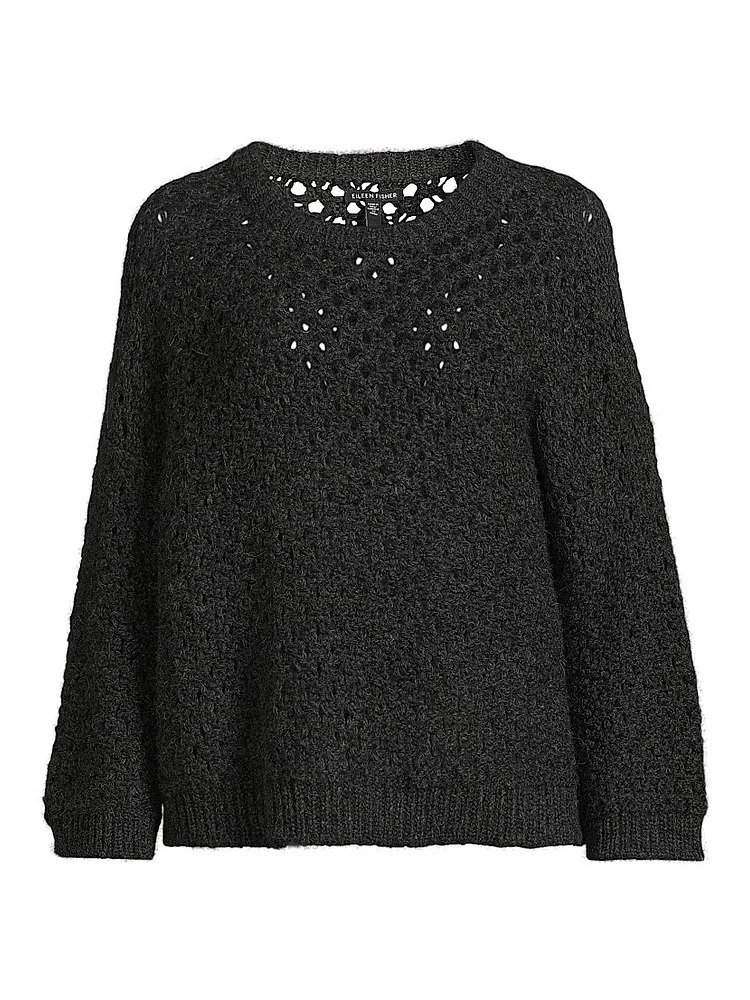 Alpaca Knit Crewneck Sweater