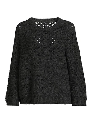 Alpaca Knit Crewneck Sweater