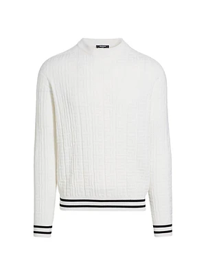 Monogram Wool Crewneck Sweater
