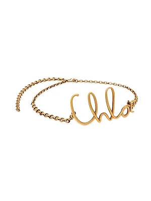 Logo Chain Belt