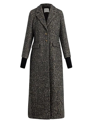 The City Wool-Blend Single-Breasted Coat