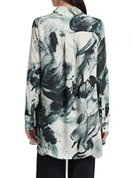 Brushstroke Georgette Shirt
