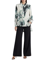 Brushstroke Georgette Shirt