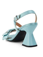 Big Bow 75MM Satin Sandals