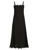Time Thalia Cotton Sleeveless Midi-Dress