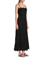 Time Thalia Cotton Sleeveless Midi-Dress