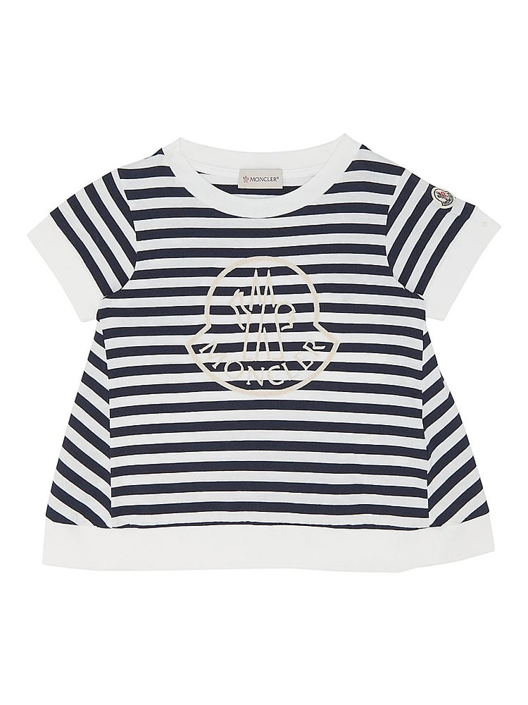 Little Girl's & Striped Cotton T-Shirt