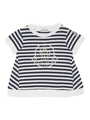 Little Girl's & Striped Cotton T-Shirt
