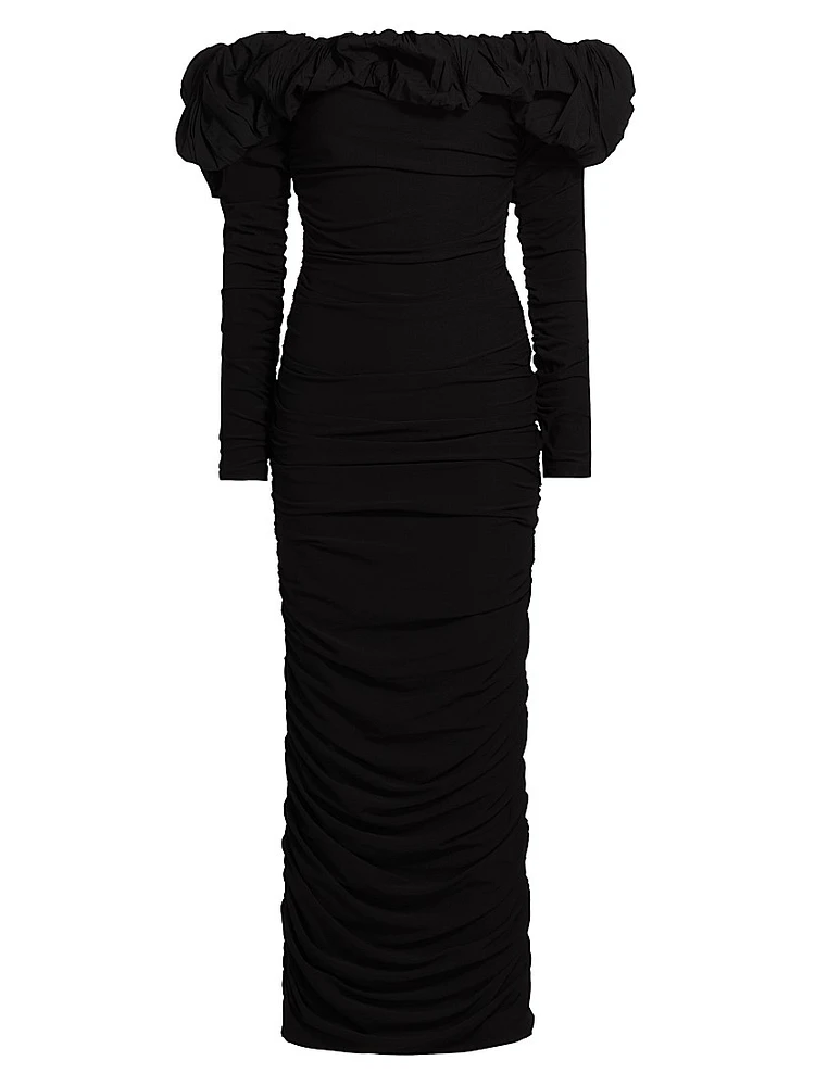 Ambleside Off-The-Shoulder Maxi-Dress