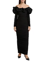 Ambleside Off-The-Shoulder Maxi-Dress