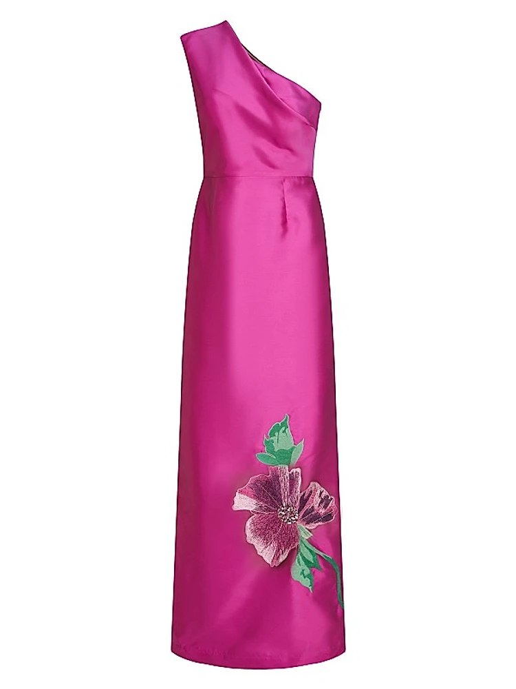 Irina Mikado Column Gown