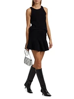 Mapache Flare Miniskirt