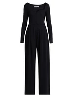 Sweetheart Neckline Jumpsuit