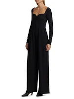 Sweetheart Neckline Jumpsuit