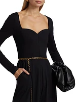 Sweetheart Neckline Jumpsuit