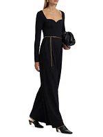 Sweetheart Neckline Jumpsuit