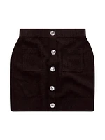 Marvin Knit Cashmere Miniskirt
