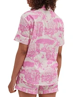 Loxodonta Toile Short Pajama Set