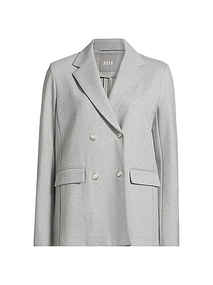 Marmo Jersey Double-Breasted Blazer