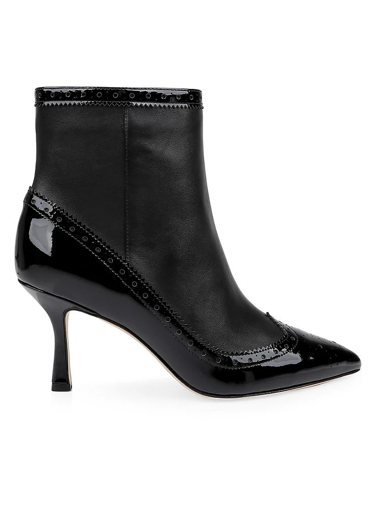 Ember 75MM Leather Ankle Booties