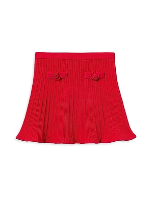 Little Girl's & Rib-Knit Skirt