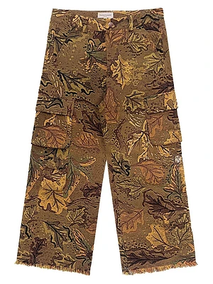 The Beginning Is End Camouflage Jacquard Cargo Pants