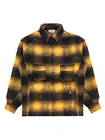 The Beginning Is End Mohair Check Overshirt