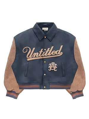 The Beginning Is The End Academy Varsity Jacket