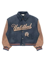 The Beginning Is The End Academy Varsity Jacket