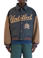 The Beginning Is The End Academy Varsity Jacket