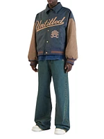 The Beginning Is The End Academy Varsity Jacket