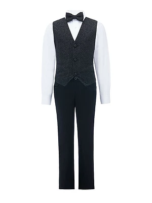 Little Boy's & Boy's Nero Vest Outfit