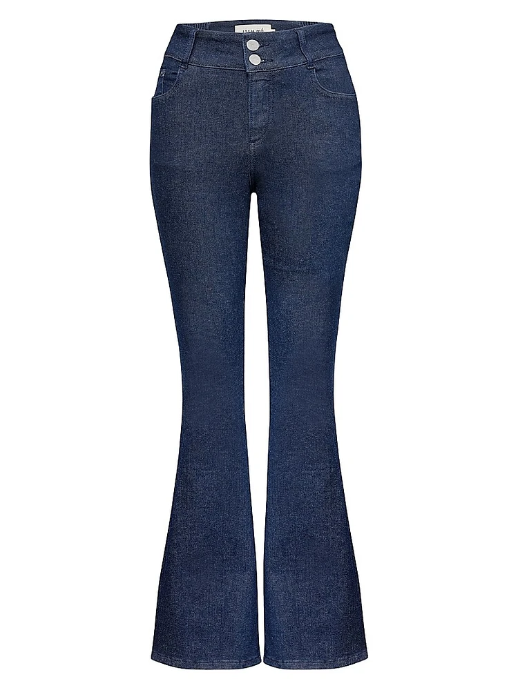 Flared High Rise Denim