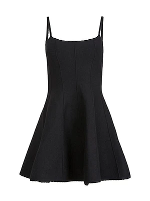 Knit Fit & Flare Minidress