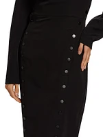 Cora Long-Sleeve Midi-Dress