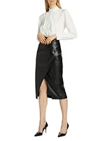 The Rae Scalloped-Trim Blouse