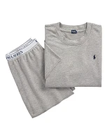 Club Terry 2-Piece Short-Sleeve Pajama Set