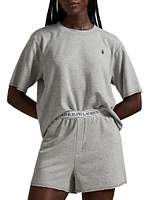 Club Terry 2-Piece Short-Sleeve Pajama Set