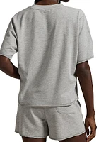 Club Terry 2-Piece Short-Sleeve Pajama Set