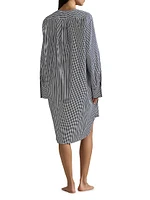 Striped Cotton Sleep Shirt
