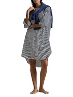Striped Cotton Sleep Shirt