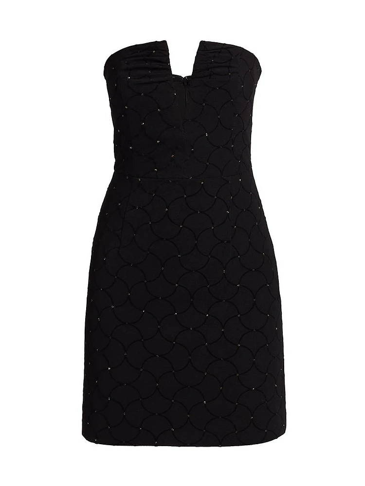 Boaz Sequined Off-The-Shoulder Minidress